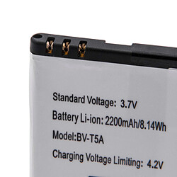 vhbw Li-Ion batterie 2200mAh (3.85V) pour téléphone portable mobil smartphone Microsoft Lumia RM-1127, Superman