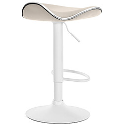 Acheter Non Tabouret de bar Shanghai simili cuir blanc