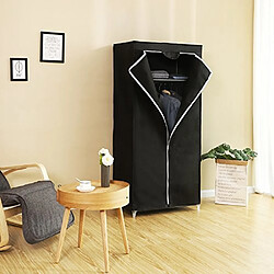 Acheter SONGMICS Pliable Armoire de Rangement Penderie non tissu 75 x 45 x 160 cm Noir RYG83H