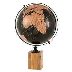 Paris Prix Globe sur Pied Mappemonde 48cm Noir & Marron 