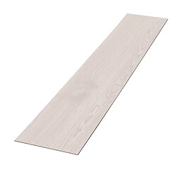 ML-Design Revêtement de sol PVC lames vinyle adhésif blanc aspect chêne 2,23m² 16 planches 