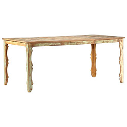 Maison Chic Table de salle à manger,Table à dîner 180x90x76cm Bois de récupération solide -GKD51758 pas cher