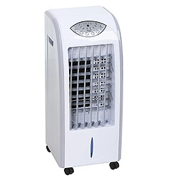 Adler rafroidisseur d'air 3 en 1 de 7L 65W gris blanc