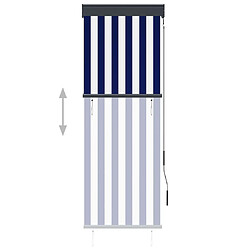 Acheter Maison Chic Store roulant d'extérieur | Volet roulant | Rideau roulant 60x250 cm Bleu et blanc -GKD55791