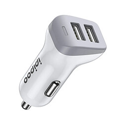 Wewoo Chargeur XP-3 rapide de voiture à double port USB avec Android Line Blanc