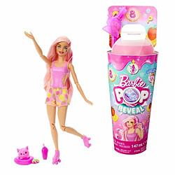 Mattel Barbie Pop Reveal Série Fruit avec Poupée Mannequin et Accessoires Rose