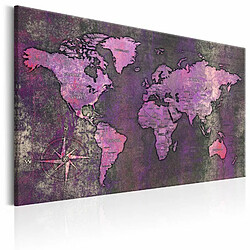 Paris Prix Tableau Imprimé Amethyst Map 40 x 60 cm 