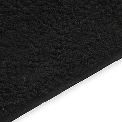 Avis vidaXL Tapis de salle de bain 2 pcs Tissu Anthracite