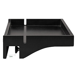 Acheter SoBuy NKD01-SCH Petite Table de Chevet Étagère Suspendue en Bambou Table de Nuit pour Les Petites Chambres