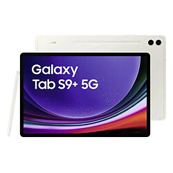 Samsung X816B Galaxy Tab S9+ 5G (12,4'' - 512 Go, 12 Go RAM) Beige