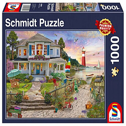 Avis Schmidt Spiele-La Maison de Plage, Puzzle de 1000 pièces, 58990, Coloré