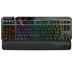 Clavier de jeu mécanique Asus Rog Claymore Ii commutateur Rgb modulaire Tico Rog Rx rouge