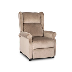 Vivaldi Fauteuil SIMON Beige Velours