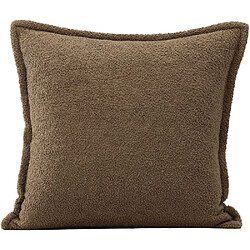 Venture Home Housse de coussin 60x60 cm Tuva marron.