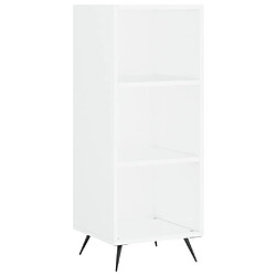 Acheter Maison Chic Buffet,Meuble de Rangement,commode pour salon,Cuisine Blanc brillant 34,5x32,5x180 cm Bois d'ingénierie -MN46160