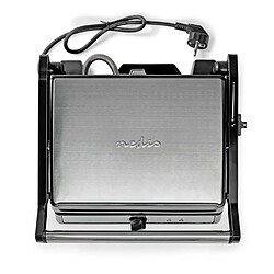 Acheter NEDIS APPAREIL Grill Viande / Panini / Poissons Bac re´cupe´rateur de graisse Plaque anti-adhe´sive 2000W Haute qualité