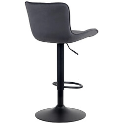 Non Tabouret de bar Linus velours pas cher