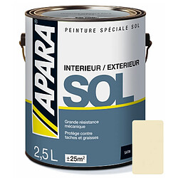 Peinture Sol Satin - APARA-2.5 litres-Pierre (RAL 1015)