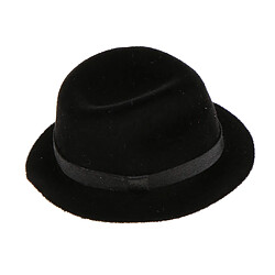 1/6 Chapeau Melon Noir en Plastique Accessoires Pour 12'' Figure D'action pas cher