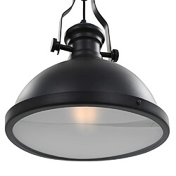 Acheter vidaXL Plafonnier Noir Rond E27