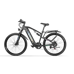 BAFANG Shengmilo Vélo électrique 500 W Vélo électrique adulte avec batterie intégrée et câblage du cadre Batterie amovible 48 V 17,5 Ah Boîte de vitesses 7 vitesses Pneus 27,5" 42 km/h Vélo homme et femme S26 , noir