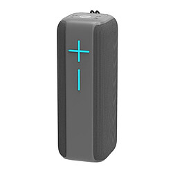 Yonis Enceinte Bluetooth Portable Étanche Rouge Enceinte Bluetooth Portable Étanche Sans Fil Avec Appel Mains Libres Et Carte TF Gris YONIS