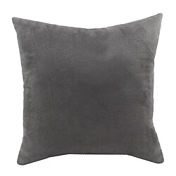 Housse De Coussin En Velours Doux Taie D'oreiller De Couleur Unie Gris-60x60cm Housses de coussin en velours solide