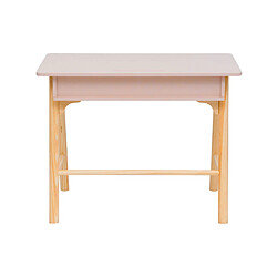 Mobili Rebecca Bureau pour enfants Rebecca Mobili Badal 70x90x50 MDF Pin Rose Marron pas cher