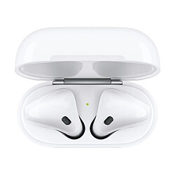 APPLE AirPods 2e génération avec boitier de charge filaire Blanc