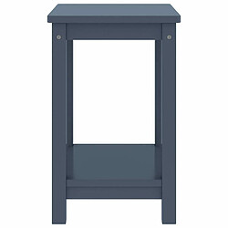 Avis Maison Chic Table de chevet,Table de Nuit,Meuble de Rangement Gris clair 35x30x47 cm Bois de pin massif