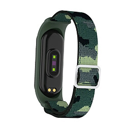 Bracelet en nylon Élastique camouflage pour votre Xiaomi Mi Band 3/4/5/6