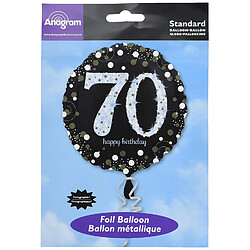 Chandos amscan 3374101 70ème Anniversaire Foil Ballons