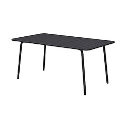 Avis Mes Ensemble table + 4 chaises + 2 fauteuils en métal gris - BACA