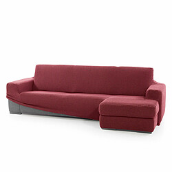 Chaise longue avec bras droit court Sofaskins NIAGARA 210 - 340 cm - Fuchsia