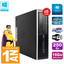 PC HP Compaq Pro 6300 SFF I5-2400 RAM 16Go Disque 250Go Graveur DVD Wifi W7 · Occasion 