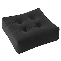 Inside 75 Pouf futon standard MORE POUF coloris gris foncé