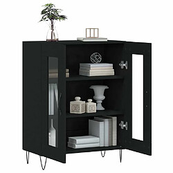 Acheter Maison Chic Buffet,Meuble de Rangement,commode pour salon,Cuisine noir 69,5x34x90 cm bois d'ingénierie -MN46348