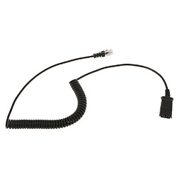 Cordon adaptateur pour casque téléphonique