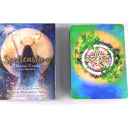 Acheter Universal Tarot Deck Mystère Divination Chevalier Romantique Ange Sorcière Moderne Jeu de fête de cartes(Violet)