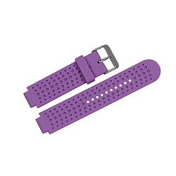 Wewoo Bracelet pour montre connectée Dragonne ajustable Garmin Forerunner 25 violet 