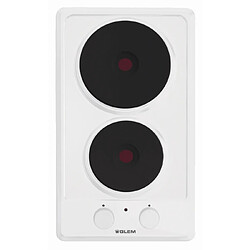 Domino électrique 29cm 3500w blanc - gt320wh - GLEM