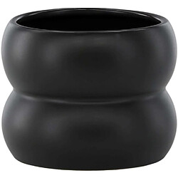 Venture Home Cache pot Dapne 16*16*13cm noir.