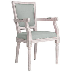 Maison Chic Chaises à manger,Chaise pour cuisine Gris clair Velours -MN53842