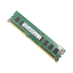 Barrette Mémoire 1Go RAM DDR3 Samsung M378B2873FHS-CH9 PC3-10600U 1333MHz 1Rx8 · Reconditionné PC3-10600 - 1333MHz