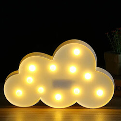 Universal Lumière créative 3D LED lumineuse lumière décorative blanc(blanche) pas cher