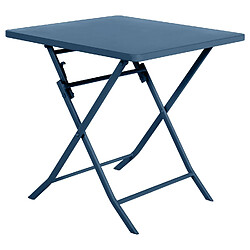 Hesperide Table de jardin carrée 2 places Greensboro - Bleu indigo