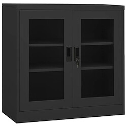 vidaXL Armoire de bureau Anthracite 90x40x90 cm Acier 