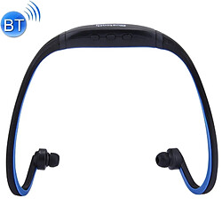 Wewoo Casque Bluetooth Sport bleu foncé pour Smart Phones & iPad ou Autres Périphériques Audio Stéréo Sans Fil Sans In-Ear avec Micro SD Carte Slot & Mains Libres, 