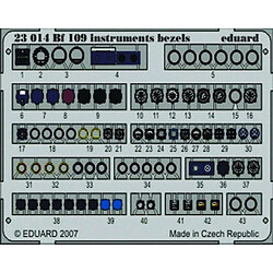 Bf 109 instruments bezels - 1:24e - Eduard Accessories 