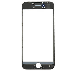 Avis Wewoo Pour iPhone 8 Écran Avant noir Lentille En Verre Extérieur avec Cadre Avant LCD pièce détachée